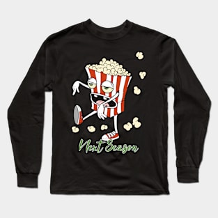 Zombie Popcorn Season Junkie Long Sleeve T-Shirt